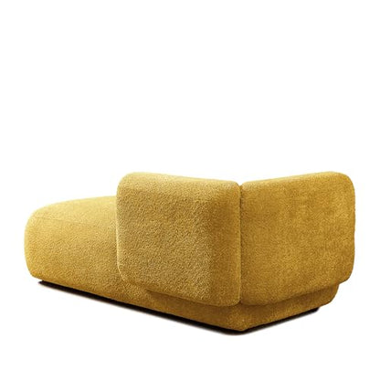 GDFStudio Upholstered Chaise Lounge Chair Indoor with Backrest, view 4
