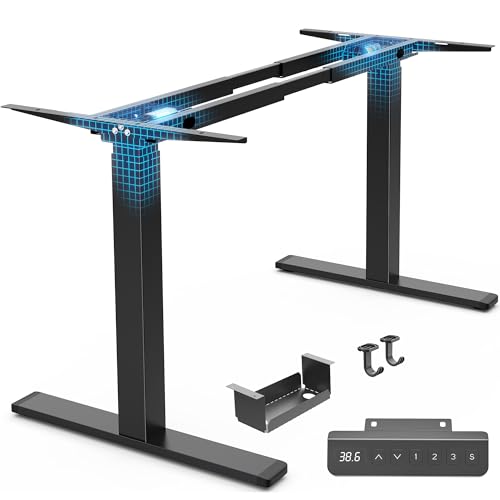 Dual Motor Electric Standing Desk Frame, view 2