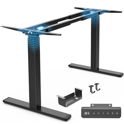 Dual Motor Electric Standing Desk Frame, view 2