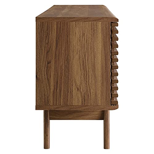 Render 71" Mid-Century Modern Low Profile Media Console TV Stand, 71 Inch, view 4