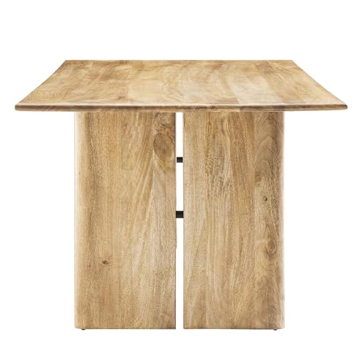 Amistad 86Inch Dining Table Solid Wood Oak Finish Modern Kitchen Room Entertaining Home Furniture Quality Stylish Elegant Durable Refined Versatile Contemporary