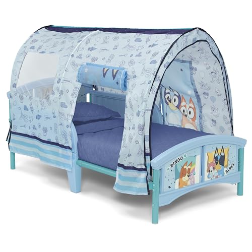Bluey Plastic Toddler Bed with Tent, view 2