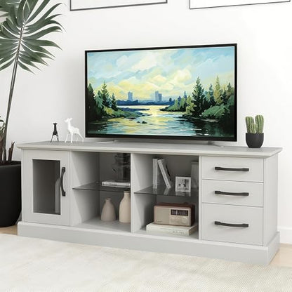 Farmhouse TV Stand for 73 Inch TV, view 3