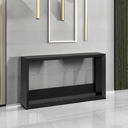 Osmond Console Table, 55" Wide,Grey,Black