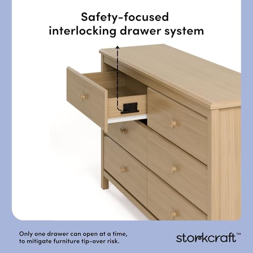 Alpine 6-Drawer Dresser, Driftwood, view 7