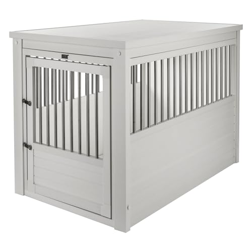New Age Pet EHHC404XL ecoFLEX Pet Crate/End Table, Antique White, X-Large, view 2
