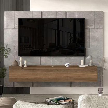 Atelier Mobili Floating TV Stand for Up to 80 Inch TVs – Wall Mounted, view 5