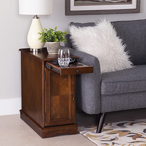 Powell Furniture Butler Hazelnut Accent Table with USB Charging Station