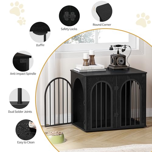26.8'' Dog Crate Furniture,Dog Kennel Indoor for Small Dogs, view 9
