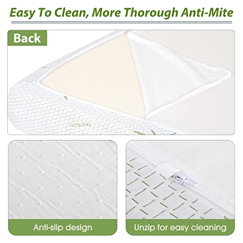 | 6 Inch Queen Mattress | Gel Memory Foam | Medium Firm Feel | White | Bed in a Box, CertiPUR-US Certified | Pressure Relief, Cooling Ventilated Foam | Breathable Knit Cover