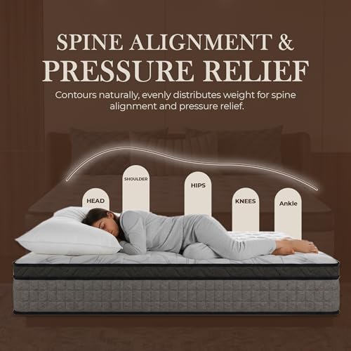 SAYREE 10 Inch Twin Memory Foam Mattress in a Box – Cooling Gel Infused, view 3