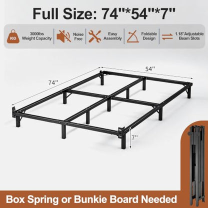 Full Metal Bed Frame for Box Spring, view 3