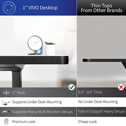 VIVO White 71 x 71 in Corner Standing Desk, DESK-KIT-E3CWW, view 7
