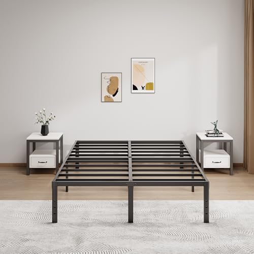 Metal Bed Frame Full Size 16 Inch Platform Bed Frames with Underbed Storage, view 8