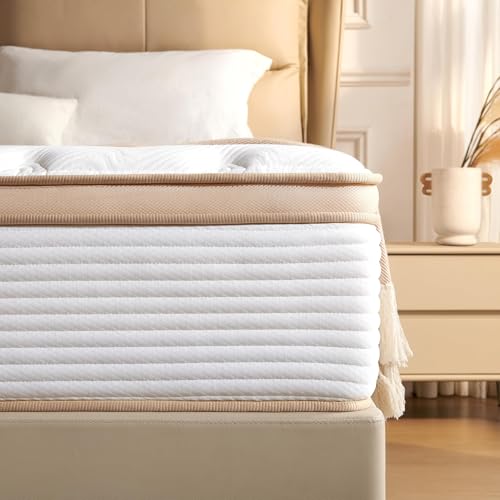 Queen Mattress, 12 Inch Queen Size Hybrid Mattress in a Box, view 8