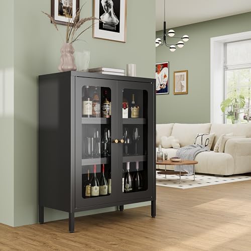 Small Display Cabinet with Glass Doors, view 4