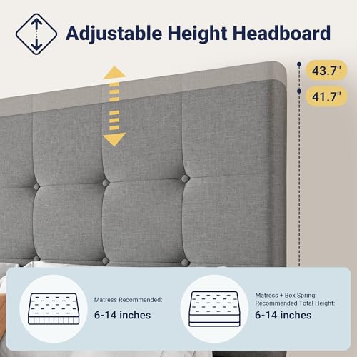 Storage Bed Frame with 4 Underbed Drawers, view 5
