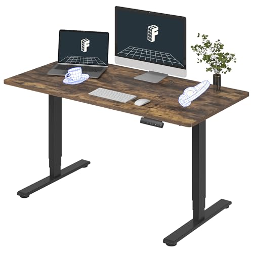 FLEXISPOT E6 3-Stage Dual Motor Electric Standing Desk 55 x 28 Sit Stand Up Desk, view 2