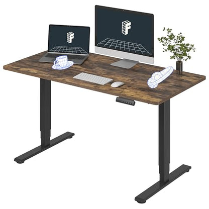 FLEXISPOT E6 3-Stage Dual Motor Electric Standing Desk 55 x 28 Sit Stand Up Desk, view 2