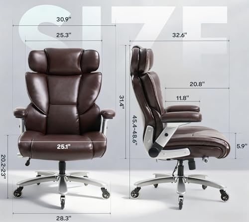 FLEXISPOT 600lbs Big and Tall Office Chair for Heavy People, view 3