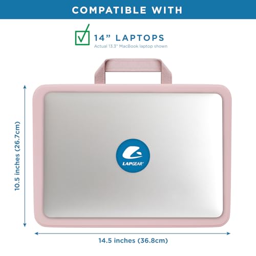 Compact Lap Desk – Rose Quartz, Fits 14" Laptops, view 3