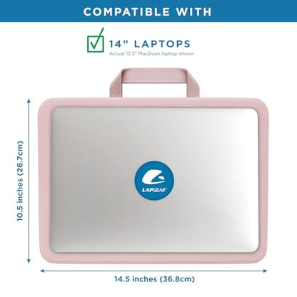 Compact Lap Desk – Rose Quartz, Fits 14" Laptops, view 3