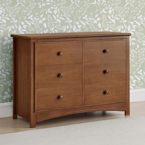 Perry 6 Drawer Dresser - Greenguard Gold Certified, Chestnut, view 3
