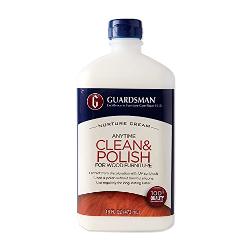 Clean & Polish For Wood Furniture - Cream Polish 16.9 oz - Silicone Free, UV Protection - 461500