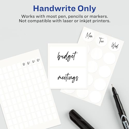 ® Multi-Use Removable Labels, 1" x 3", White, Non-Printable, view 5