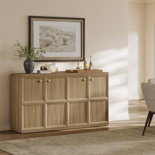 Buffet Cabinet with Storage, 92.7"W Modern Credenza for Living Room, view 6