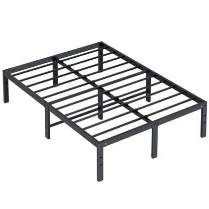 Full Size Metal Platform Bed Frame with Storage Space, view 4