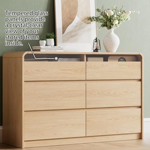 47.2" Dresser with 6 Drawer, view 6