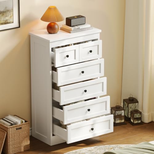 Tall 6 Drawer Dresser for Bedroom, view 5
