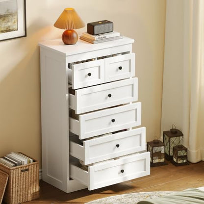 Tall 6 Drawer Dresser for Bedroom, view 5