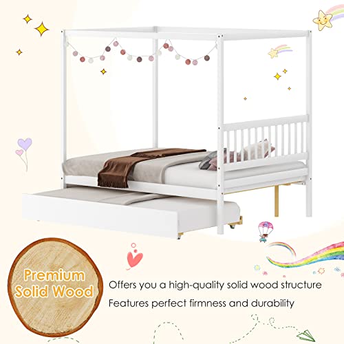 Canopy Bed with Trundle, view 6