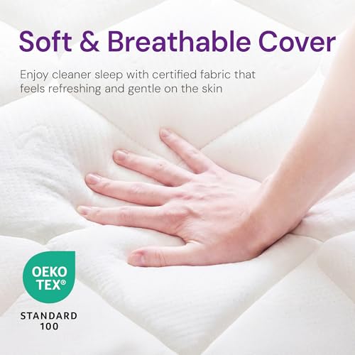 Full Size 8 Inch Hybrid Cooling Mattress, Airflow Innerspring, view 5