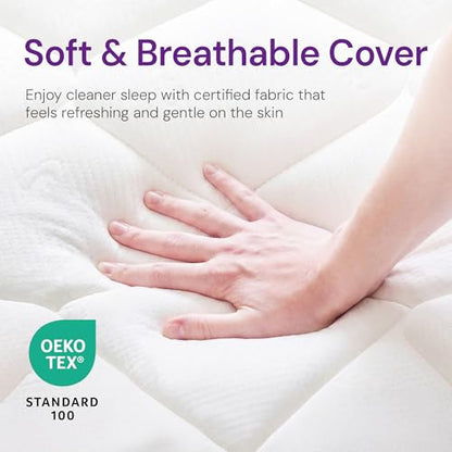 Full Size 8 Inch Hybrid Cooling Mattress, Airflow Innerspring, view 5