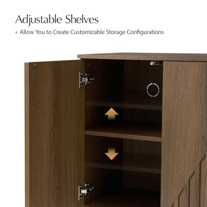 Solid Wood Sideboard Buffet Cabinet, view 6