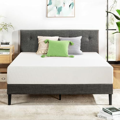 10 inch Queen Mattress Bed-In-A-Box, Green Tea Memory Foam, White, view 5