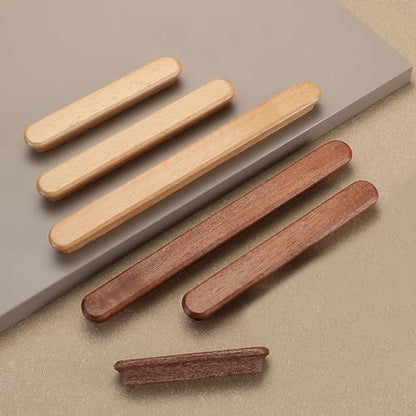 Log Wood-3.78 in 2 pcs Wood Drawer Knobs Pulls Handles Kitchen Cabinets Furniture Dresser Wardrobe Cupboard Drawer Knobs Pulls Handle