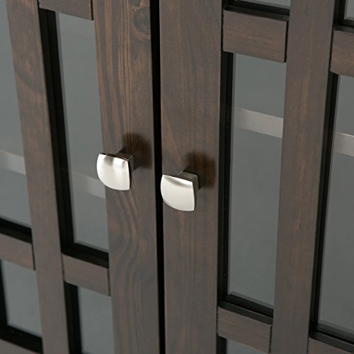 Bedford 32" Wide Solid Wood Cabinet in Brunette Brown, view 5