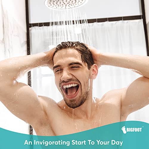 Clear Shower Curtain, 72x72 Odorless Plastic with Magnets, view 7