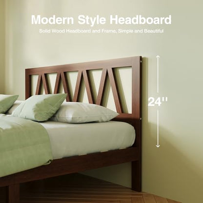 12inch Twin Bed Frame Wooden Twin Size Bed Frame, view 5