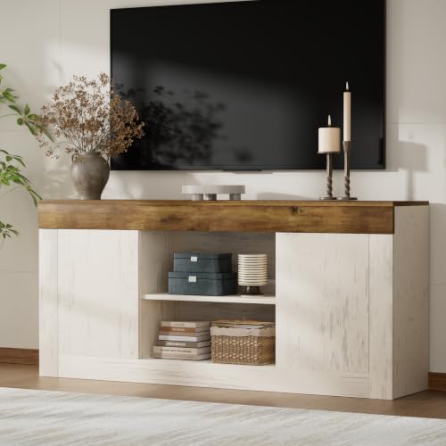 Farmhouse TV Stand for 65 Inch TV, Entertainment Center, view 2