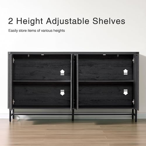 Sideboard Buffet Cabinet with Storage, view 5