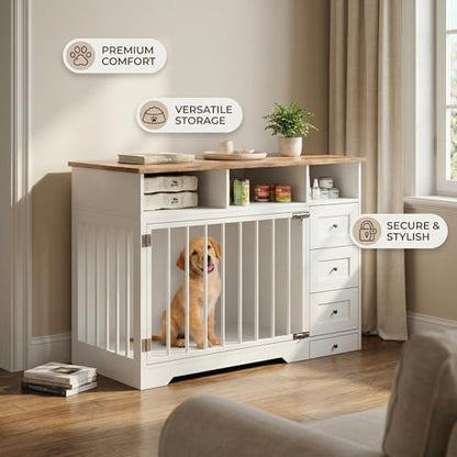 Dog Crate, Heavy Duty Dog Crate Furniture Console Table, view 7