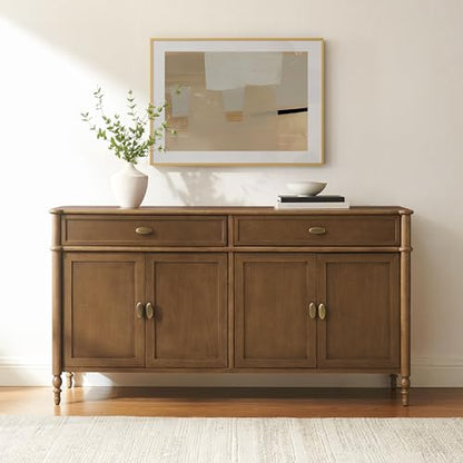 Amara Sideboard Cabinet, Turned Legs, view 3