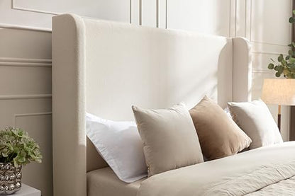 GDFStudio Tall Headboard Upholstered Bed, view 6