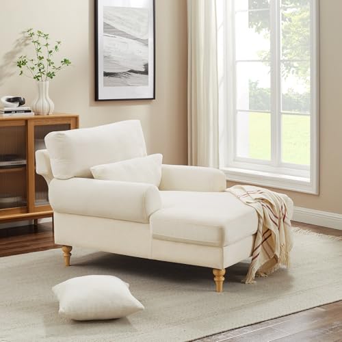 Modern Chaise Lounge Chair with Adjustable Backrest, view 2