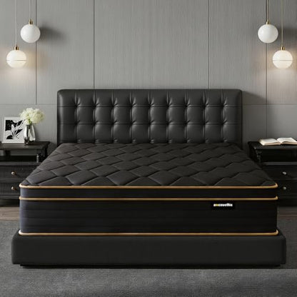 Twin Mattress 10 Inch Twin Size Mattresses in a Box Spring Hybrid Twin Bed, view 3